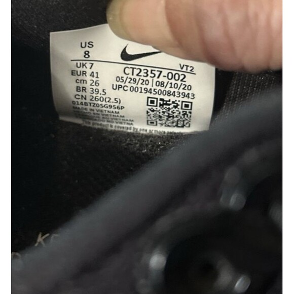 Nike React Infinity Run Flynit Mens Black White CT2357-002 Running Shoes Sz 8 - Picture 11 of 12